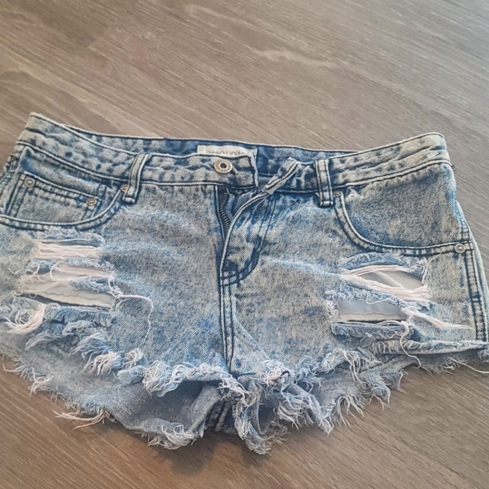 Denim shorts